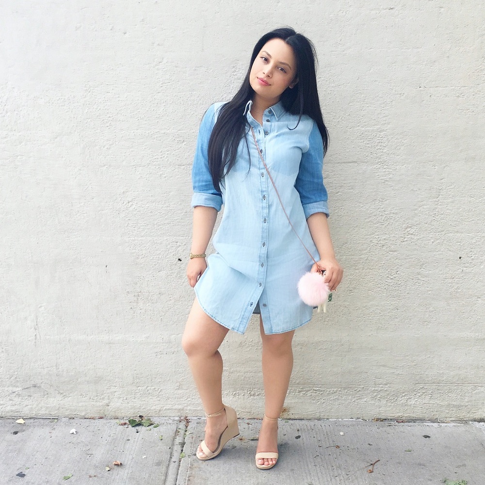 Club Monaco Denim Dress!